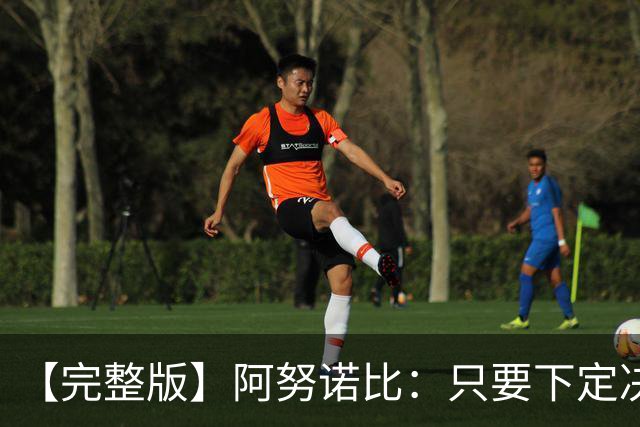 【完整版】阿努诺比：只要下定决心就无所不能 我们证明了这点